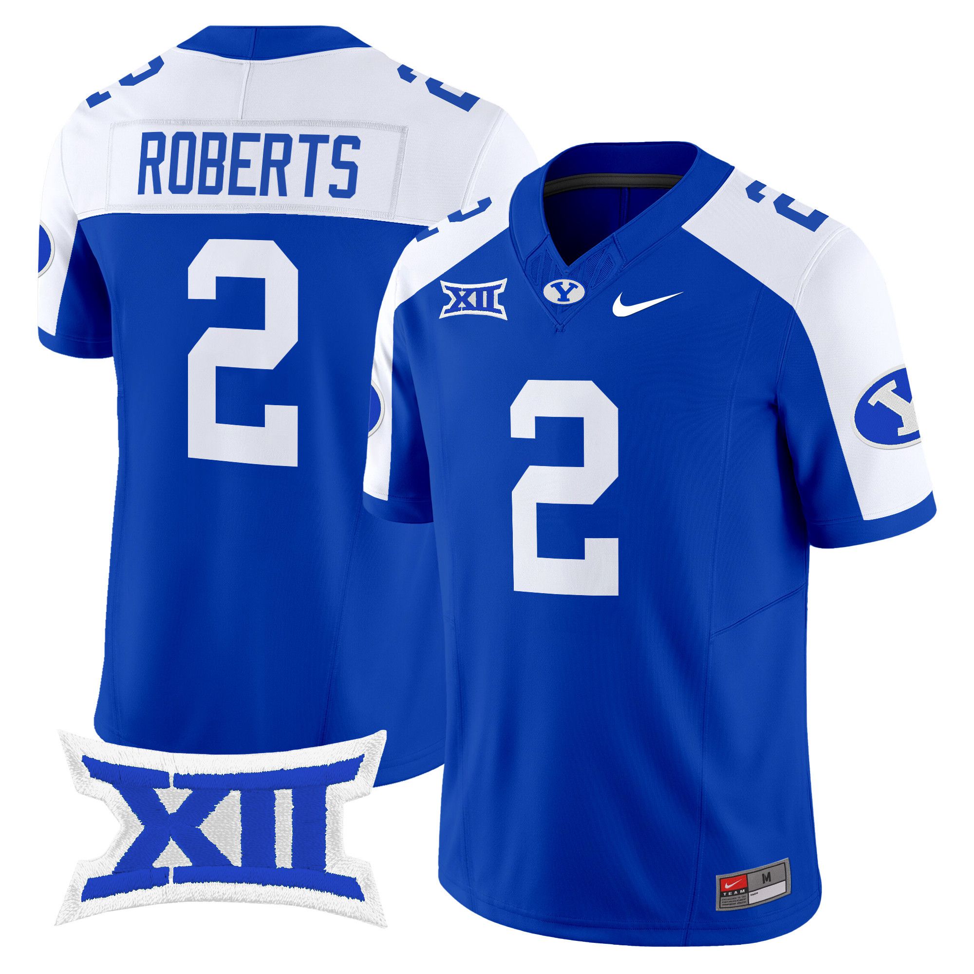 Men BYU Cougars #2 Roberts Blue Nike 2024 Vapor Limited NCAA Jersey->more ncaa teams->NCAA Jersey
